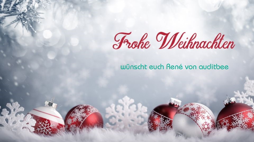 🎅🎁🎄 Frohe Weihnachten wünscht auditbee ☃️🌟